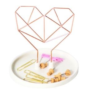 Coxet Wire Ceramic Jewelry Holder Design-Rose Gold